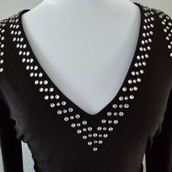 Cache Bodycon Dress Black Size 6 (NWOT) - Picture 8 of 13